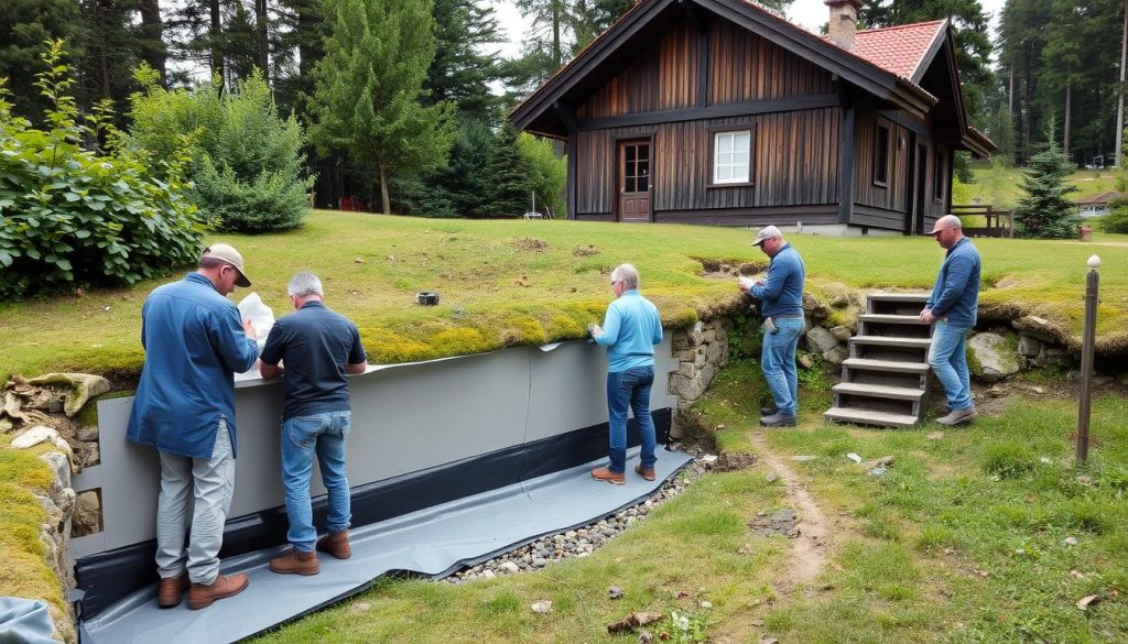 Fuktsikring grunnmur prisestimering