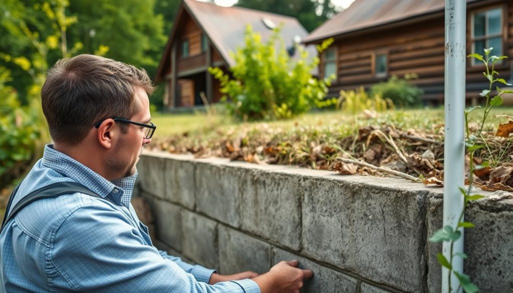 Fuktsperre grunnmur inspeksjon