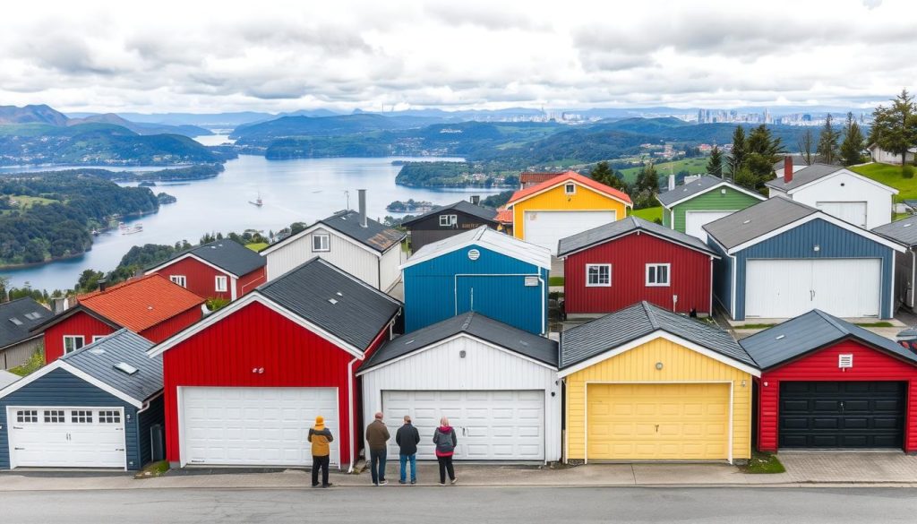 Garasjepriser i norske byer