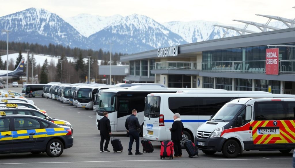 Gardermoen transport leverandører