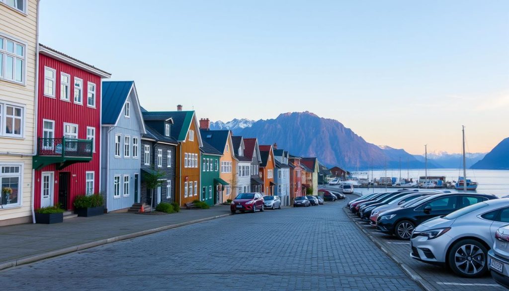 Gateparkering i Bodø