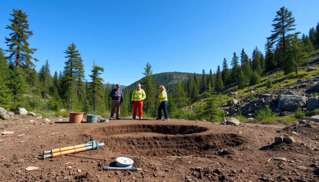 Geologisk prøvegraving