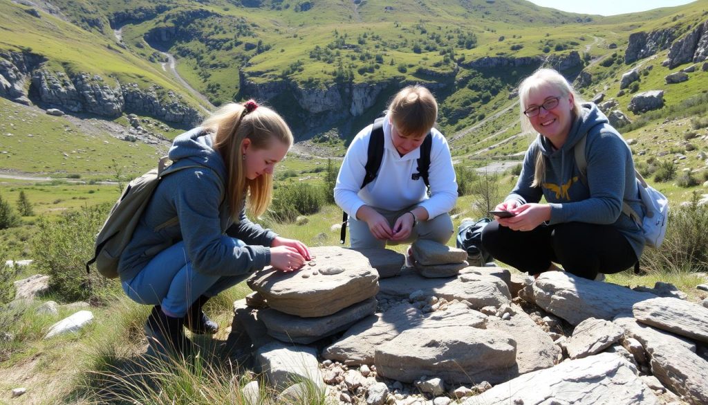 Geologiske læringsaktiviteter på feltekskursjon