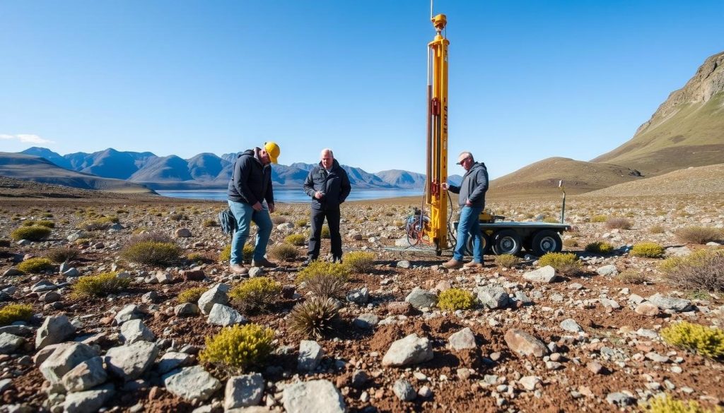 Geologiske undersøkelser for gruveprosjektering