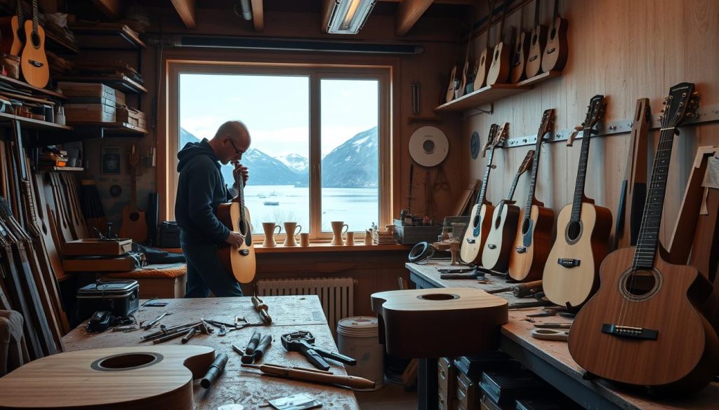 Gitarbygger i norske byer