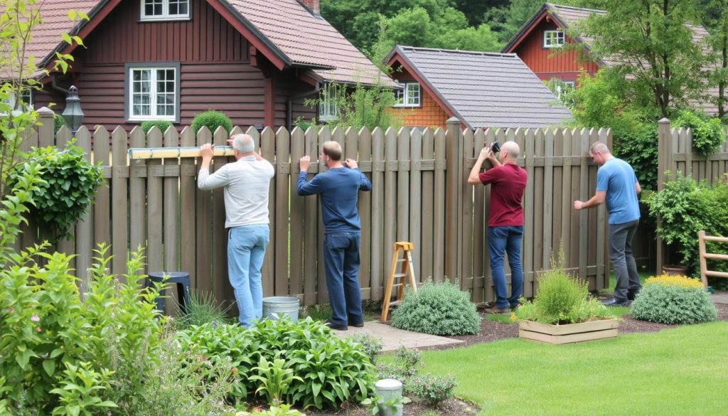 Gjerde vedlikehold tjenester