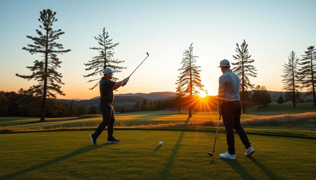 Golfteknikk coaching tjenester