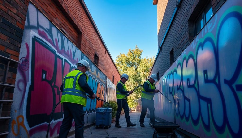 Graffitifjerning profesjonelt