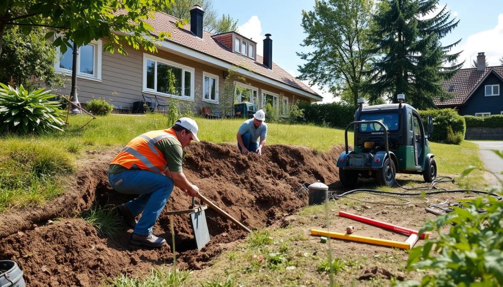 Gravearbeid og fuktsikring tjenester