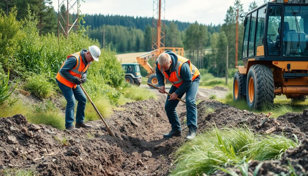 Graving kostnader oversikt