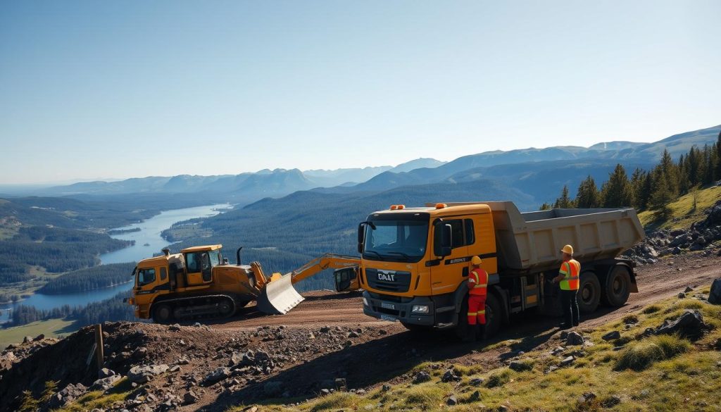 Graving og transport kostnader