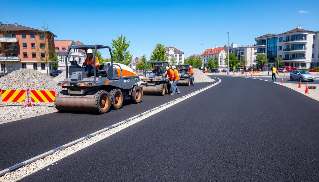 Grunnarbeid asfaltering tjenester