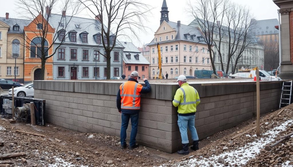 Grunnmursforsterkning i norske byer