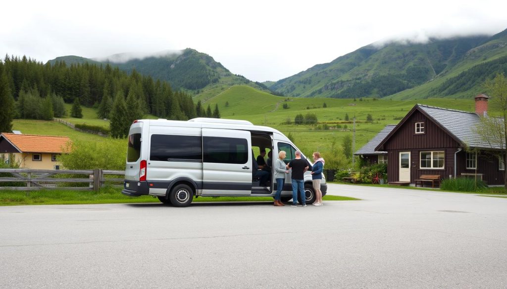 Gruppekjøring transport