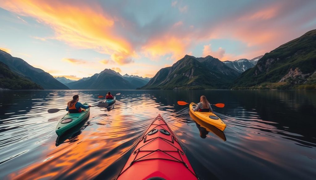 Guidede kajakkturer priser i Norge