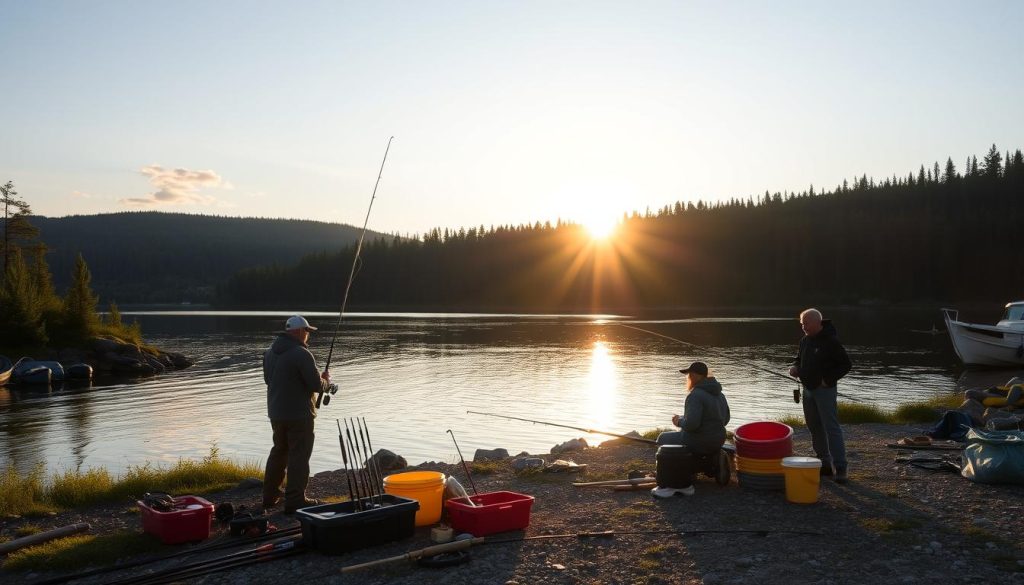 Guidet fisketur forberedelser