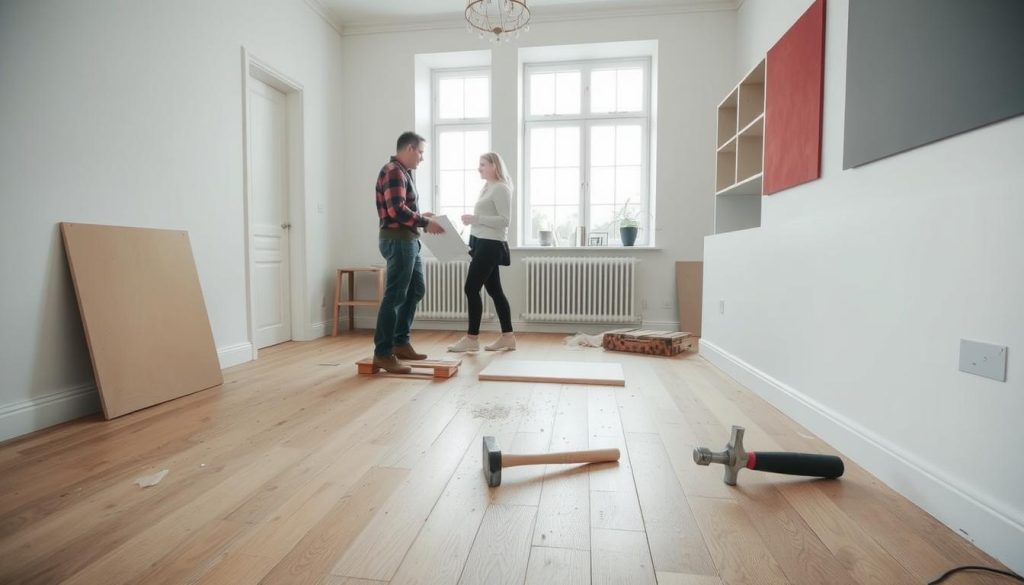 Gulv renovering forberedelser