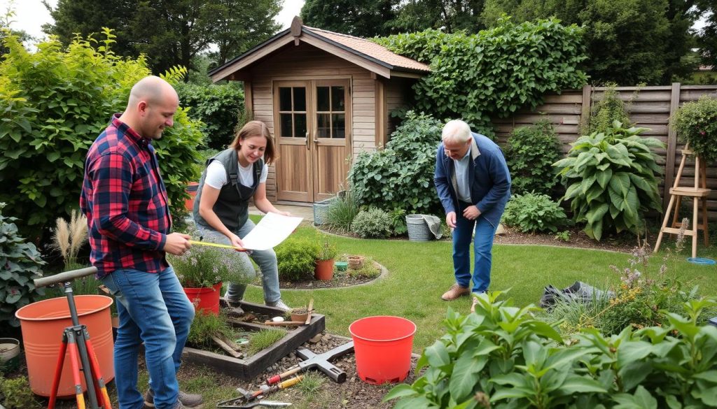 Hagearbeid kostnadsestimering