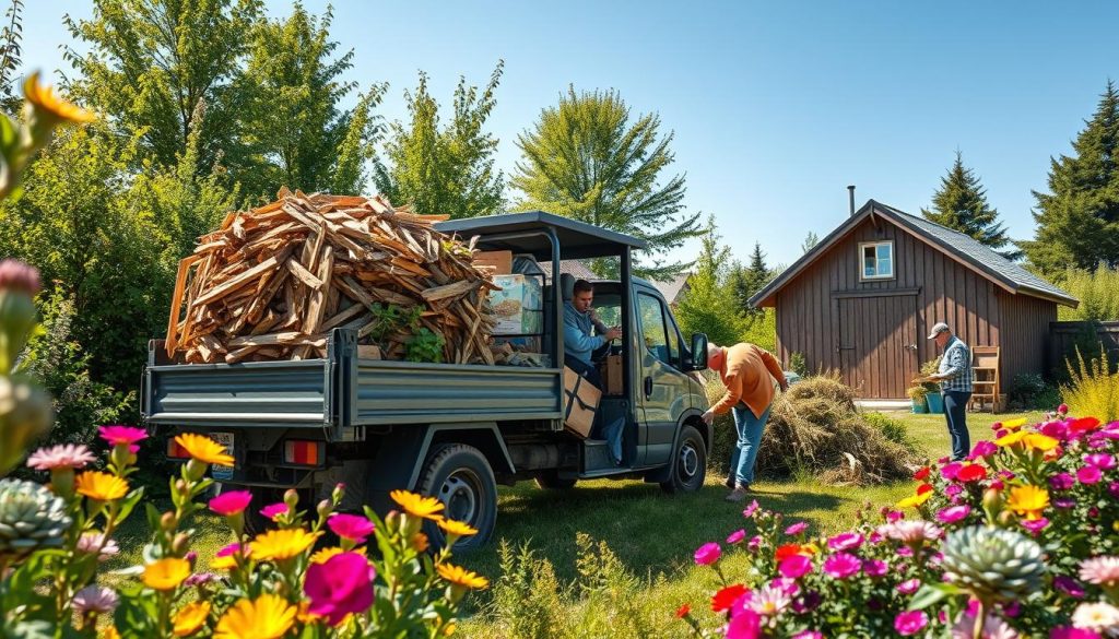 Hageavfall transport tjenester