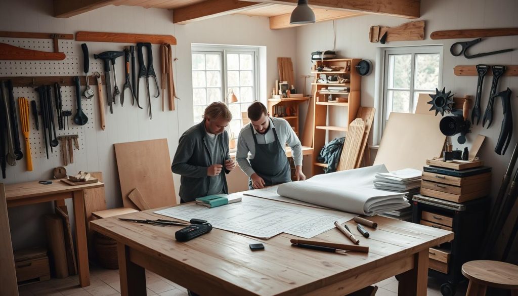 Håndverker hybel planlegging