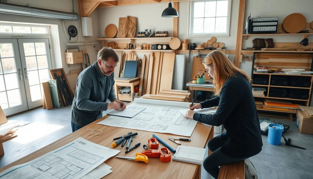 Håndverker prosjekt planlegging