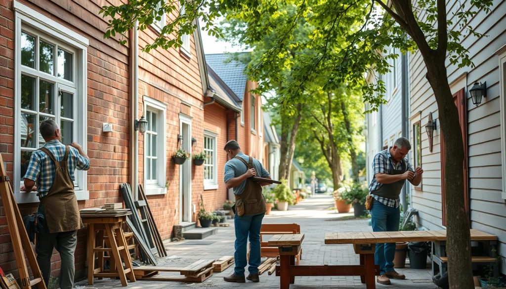 Håndverkertjenester for boligforbedring