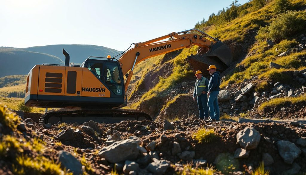 Haugsvær Maskin graving