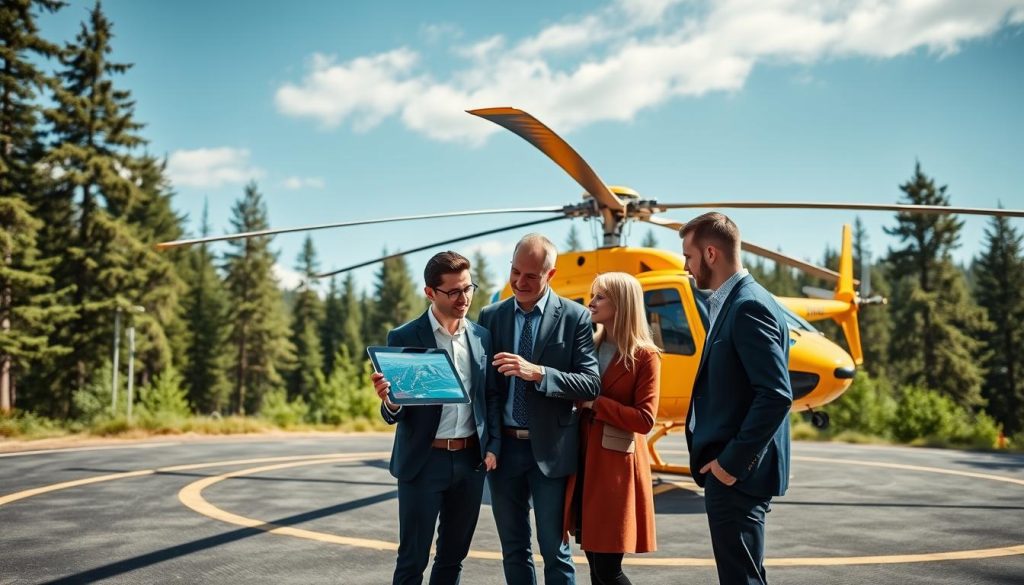 Helikoptertaxi kundeservice