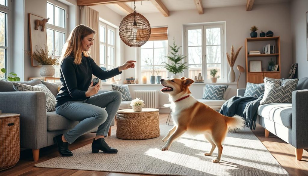 Hjemmebesøk av hundetrener