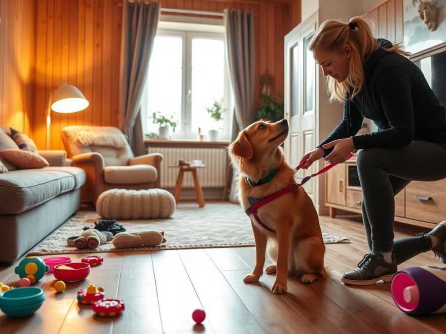 Hjemmebesøk av hundetrener