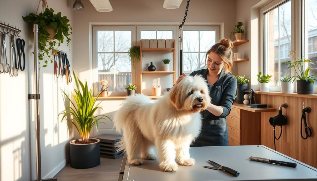 Hundefrisør styling og utstyr