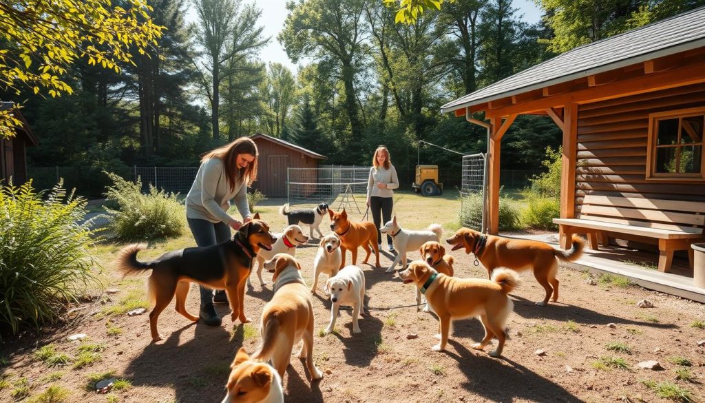 Hundepensjonat aktiviteter