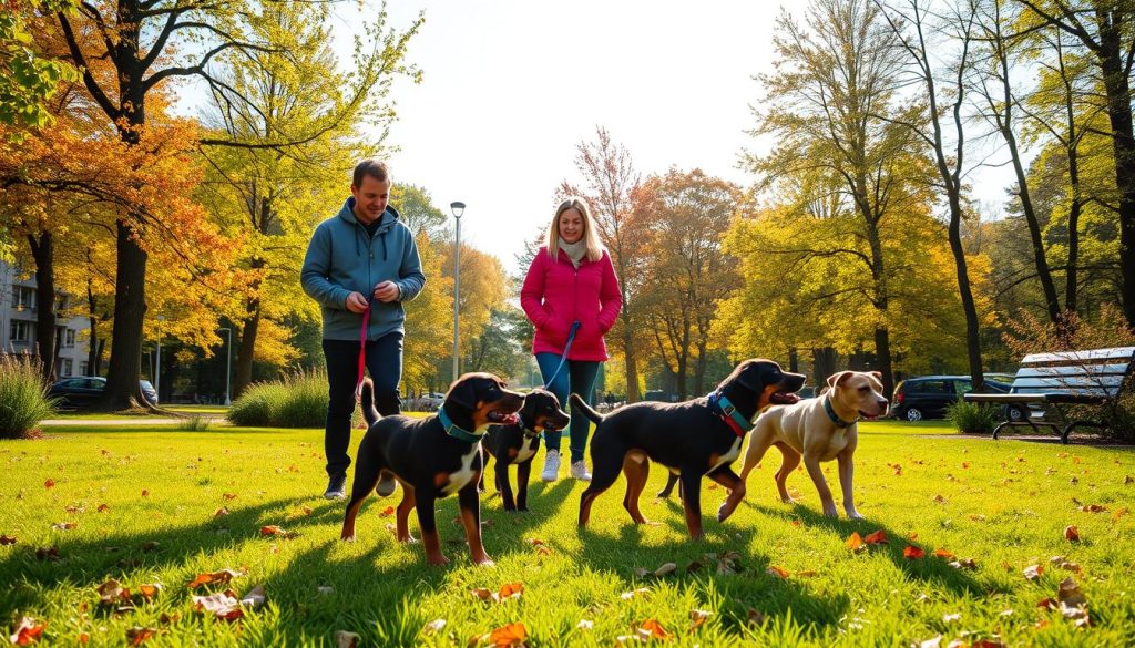 Hundevalp trening i norske byer