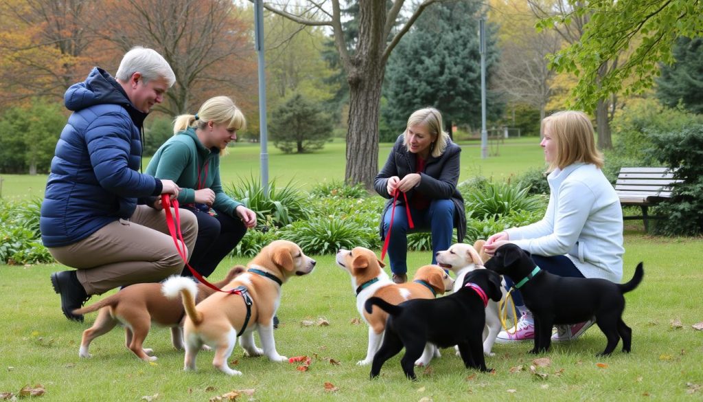 Hundevalp trening og sosialisering