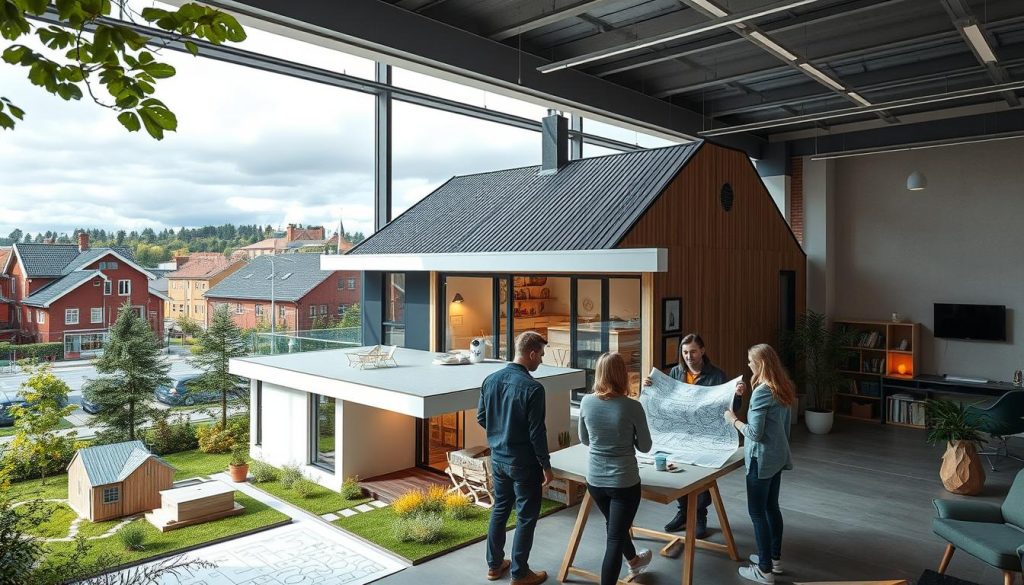 Hus design program i norske byer