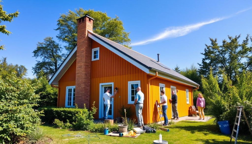 Husmaling og eksteriørmaling vedlikehold