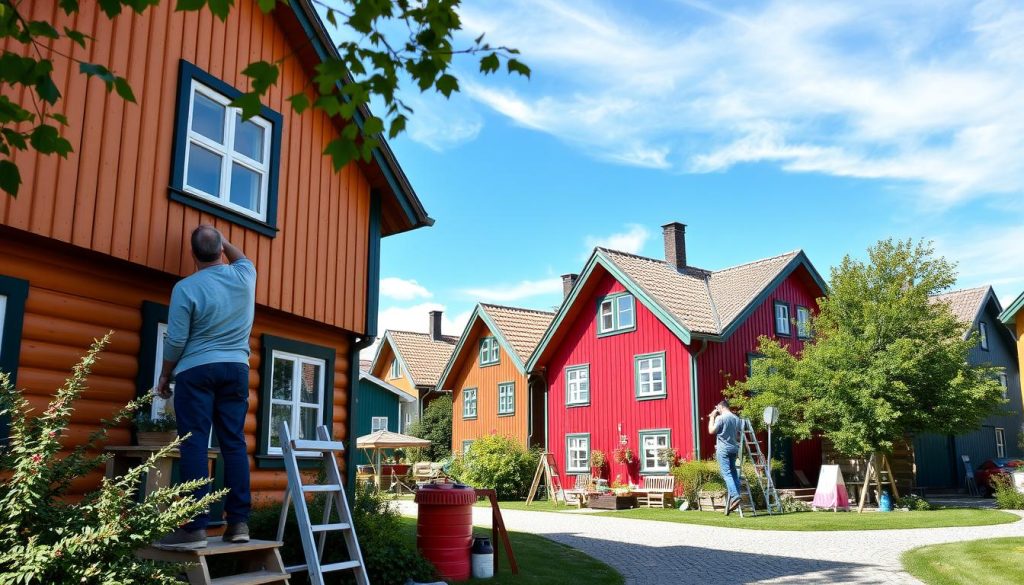 Husmalingstjenester i norske byer