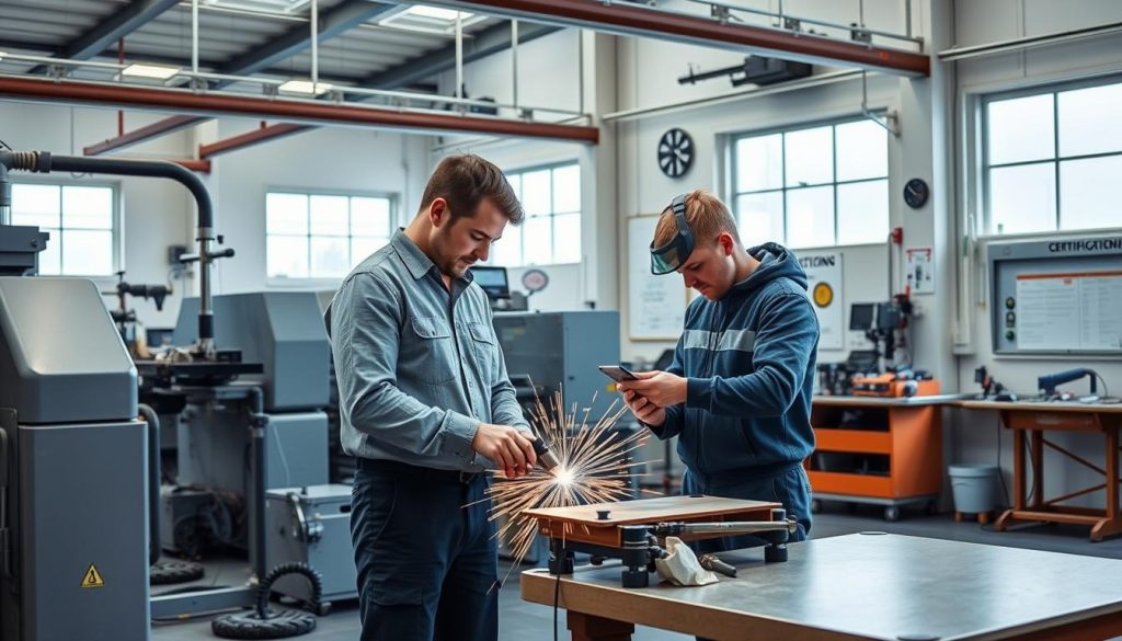 Industriopplæring og sertifiseringskostnader