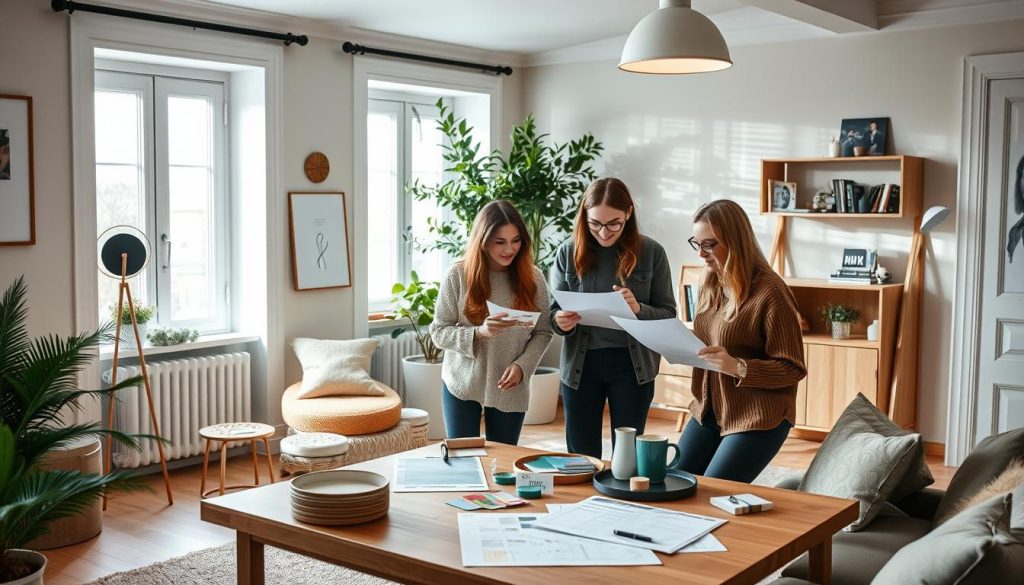 Innvendig oppussing planlegging