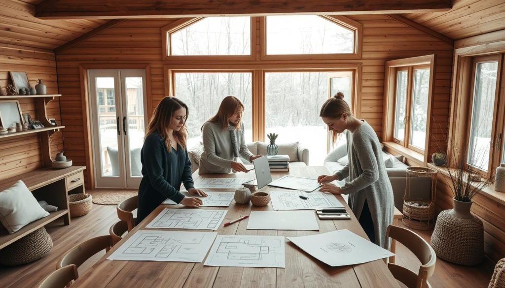 Interiørarkitekt hytte planlegging