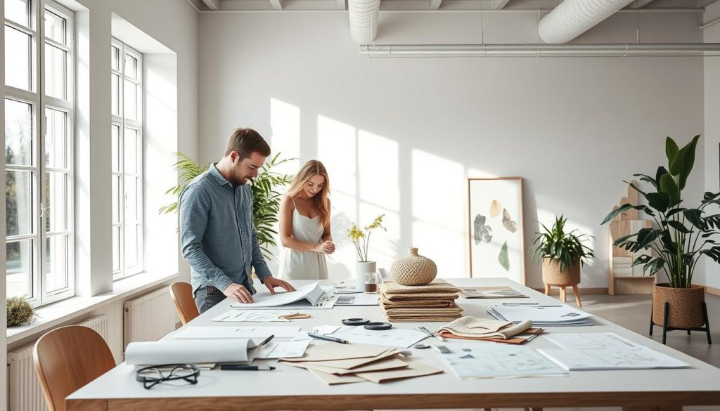 Interiørarkitekt planlegging