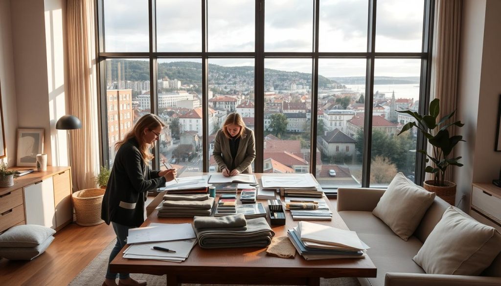 Interiørarkitekter i norske byer