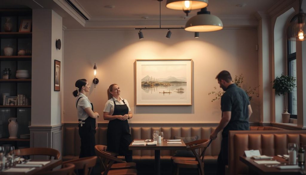 Interiørvedlikehold i restauranter