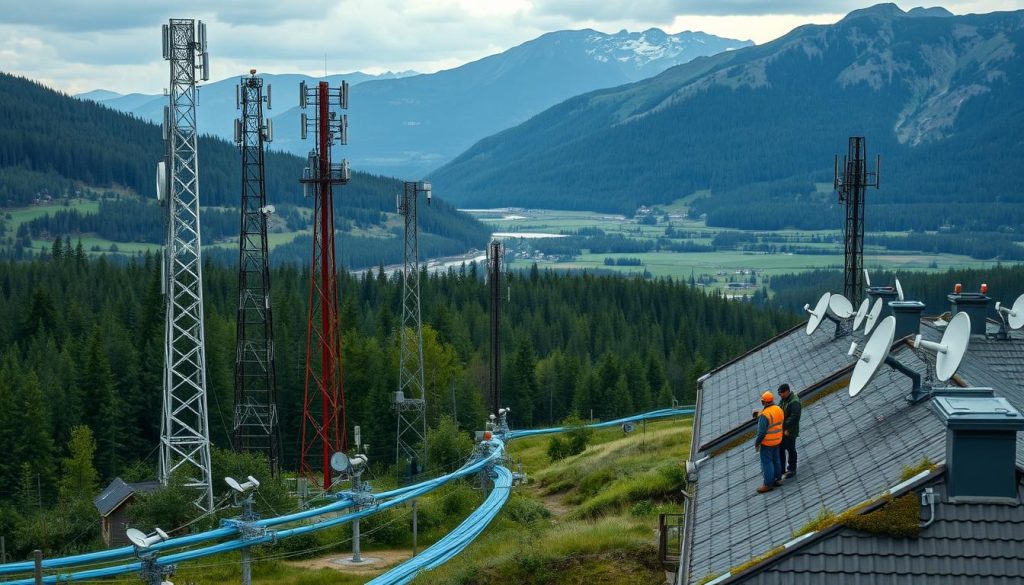 Internett leverandør infrastruktur