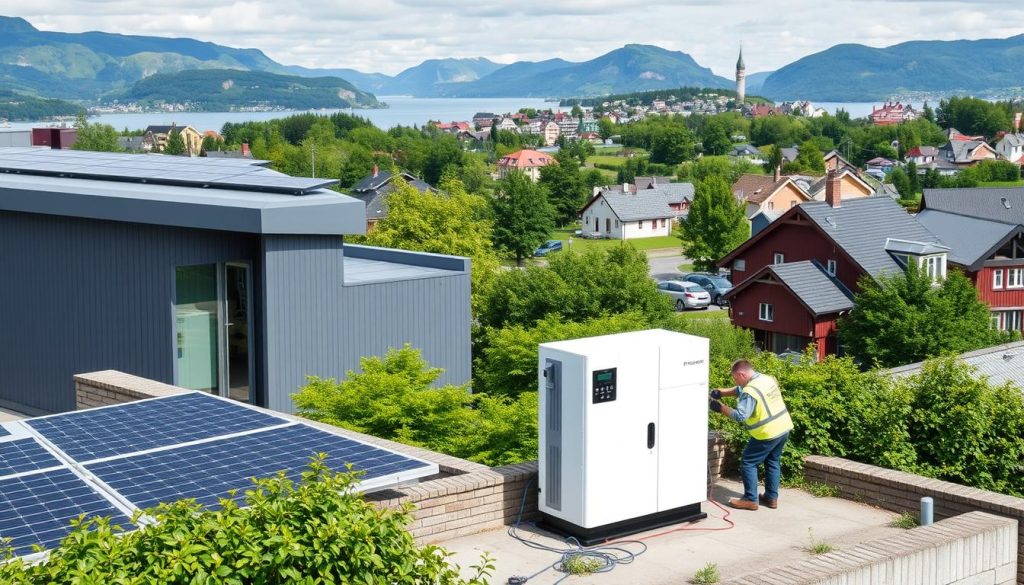 Inverter installasjon i norske byer