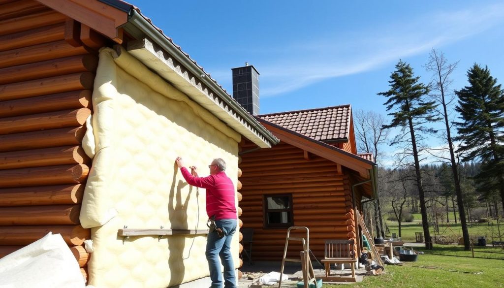 Isolering av utvendig mur