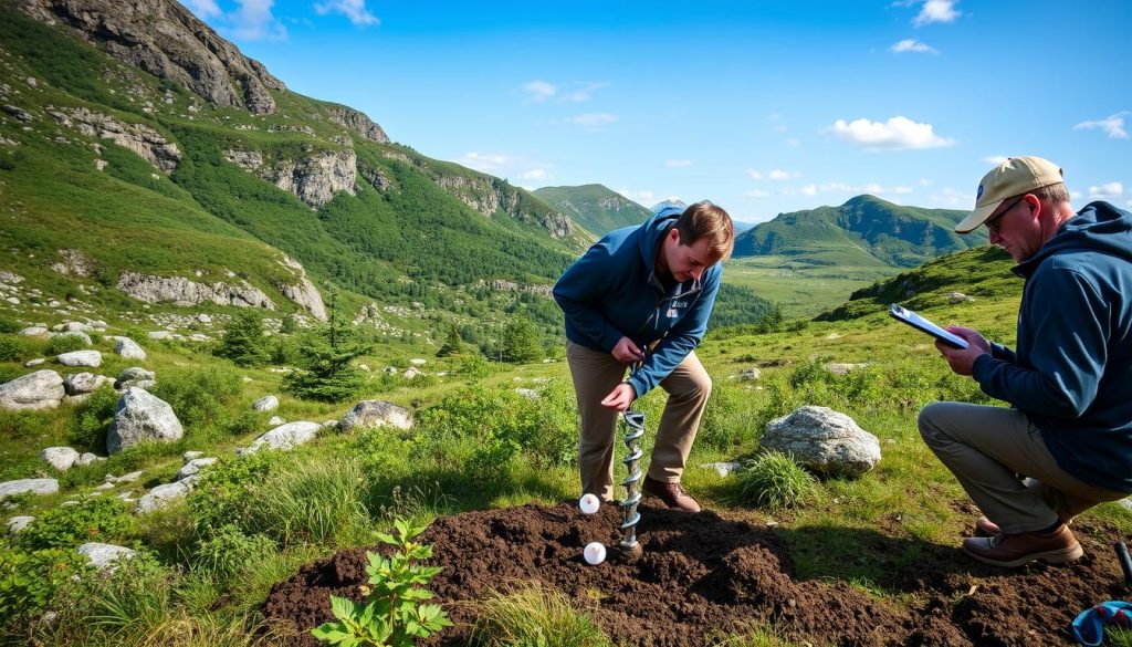 Jordprøvetaking prosess