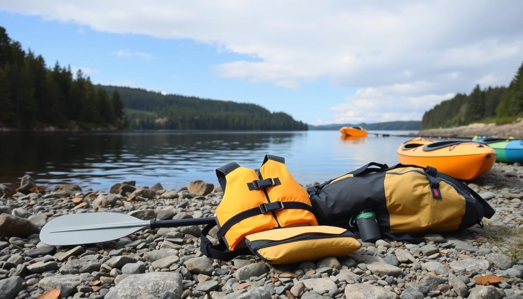 Kajakkpadling sikkerhetsutstyr