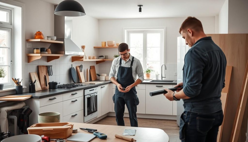 Kjøkkenrenovering håndverkere