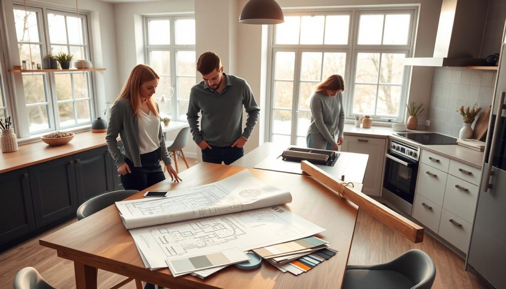 Kjøkkenrenovering planlegging og budsjettering